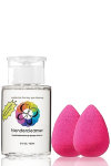 Beautyblender Original Double + Blendercleanser - Beautyblender спонж розовый (набор из 2 шт.) + очищающий гель